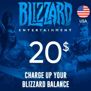 Код пополнения Battle.Net 20 USD, купить Код пополнения Battle.Net 20 USD, Blizzard Gift Card 20 USD