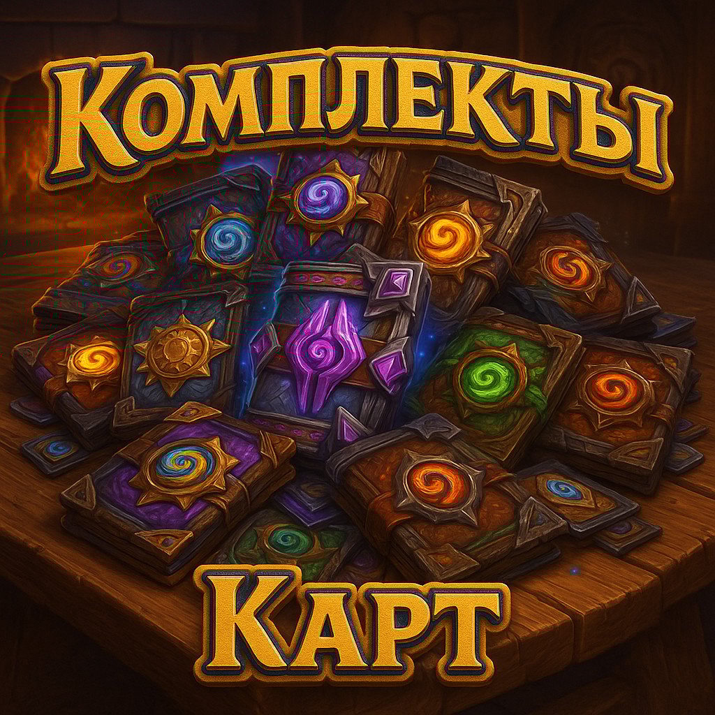 Обычные комплекты карт Hearthstone РОССИЯ