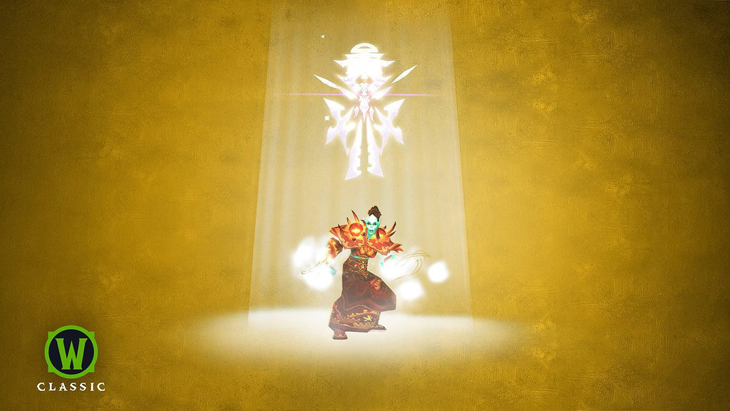 Герой в эпическом комплекте Запределья TBC с бустом и 30 днями игры.